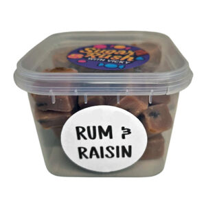Rum & Raisin Fudge.